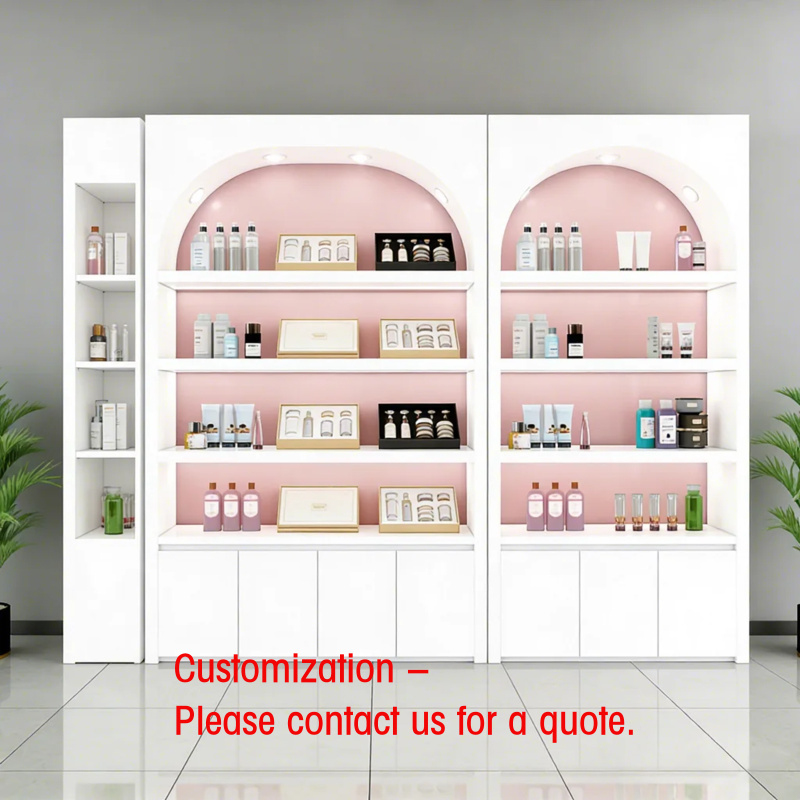 Luxury Skincare Shop - Customowa Nowoczesna Luksusowa Szafka Ekspozycyjna do