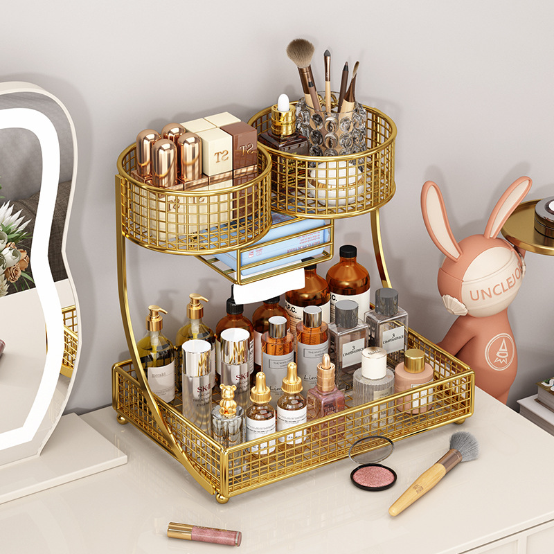 Luxury Skincare Gifts - Luksusowy organizer na kosmetyki na biurko,